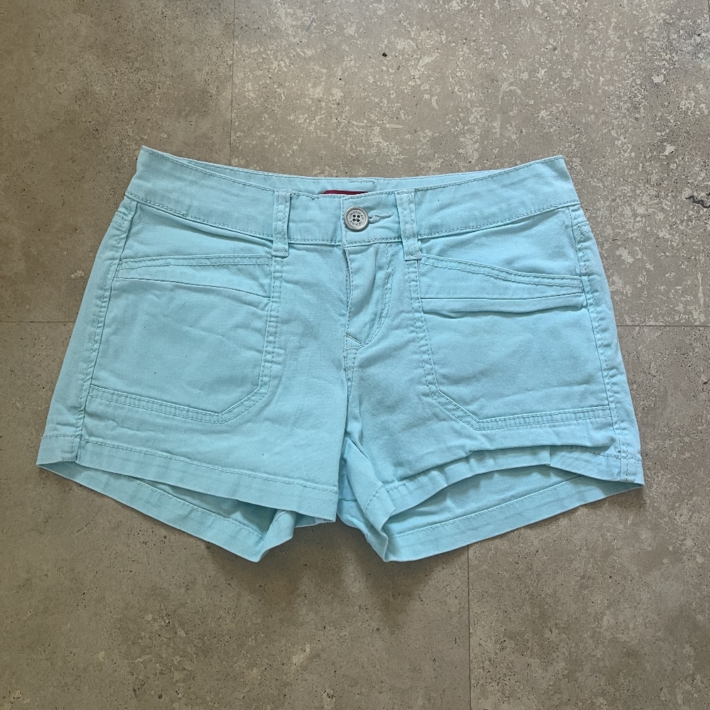 UNIONBAY Blue Jean Shorts with Cuffed Hem